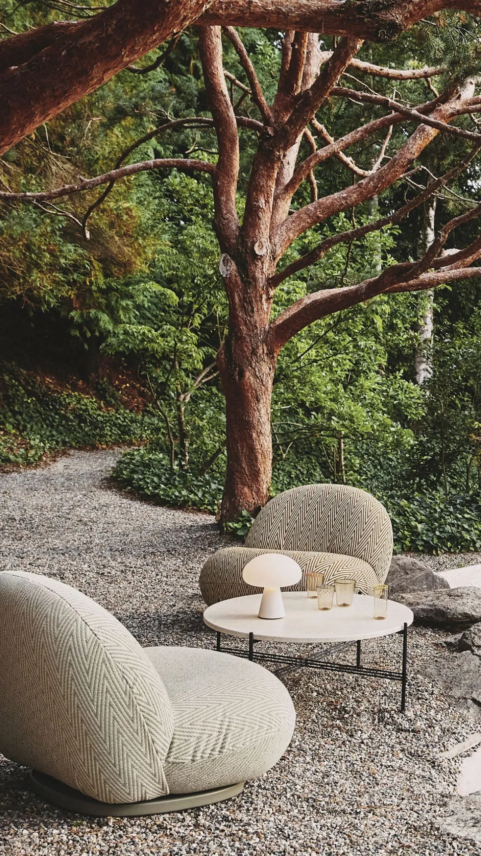 TS Soffbord Outdoor Ø80 | Travertine