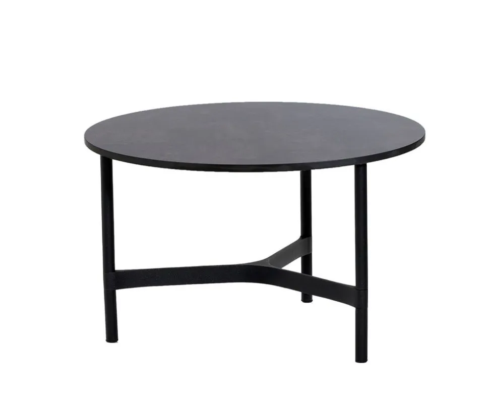 Twist Soffbord Ø70 | Lava Grey/ Dark Grey Structure