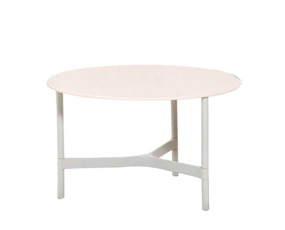 Twist Soffbord Ø70 | Sand/ Travertine Look