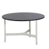 Twist Soffbord Ø70 | White/ Dark Grey Structure