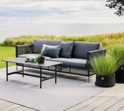 Twist Soffbord 120x60  | Lava Grey/ Fossil Grey
