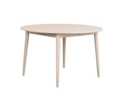 Tyler Matbord 120 Runt | Vitpigm. Ek