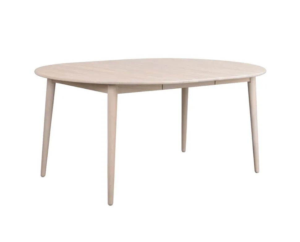 Tyler Matbord 120 Runt | Vitpigm. Ek