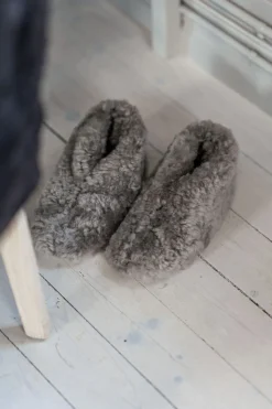 Ulla Fårskinnstofflor Creme | Storlek 36