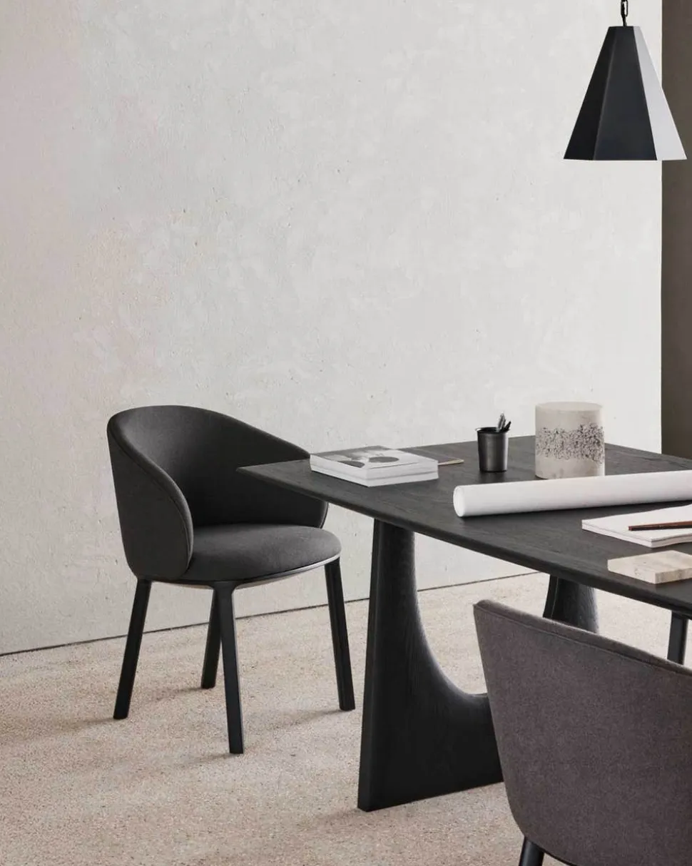 Unda Stol | Charcoal/Svart Ek