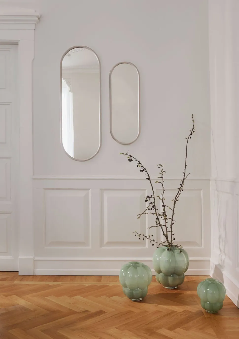Uva Vas Glas Ø20 | Pastel Green