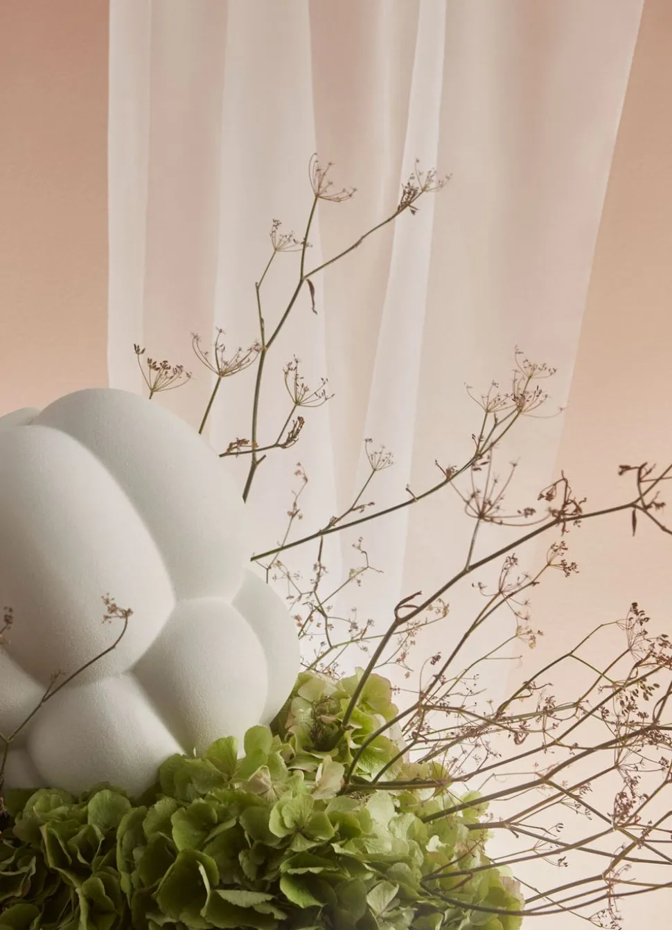 Uva Vas Keramik Ø20 | Cream