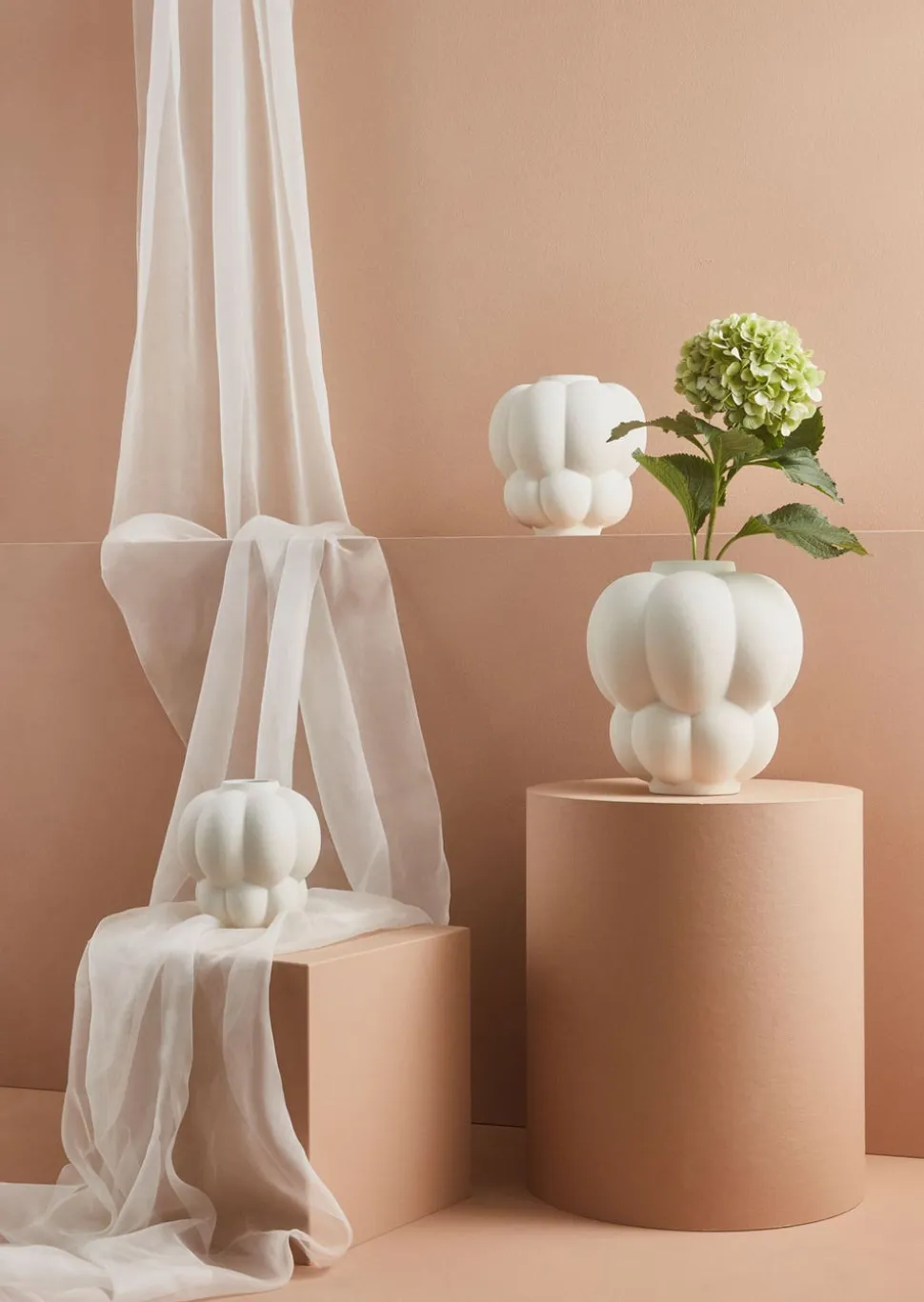 Uva Vas Keramik Ø20 | Cream