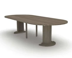 Velvet Matbord | Runt | Delad Skiva