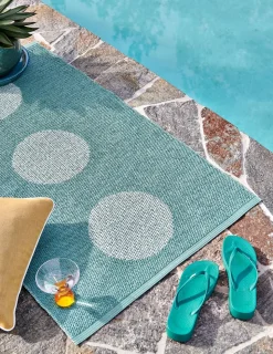 Vera Pop Gångmatta Jade/Pale Turquoise 70x280