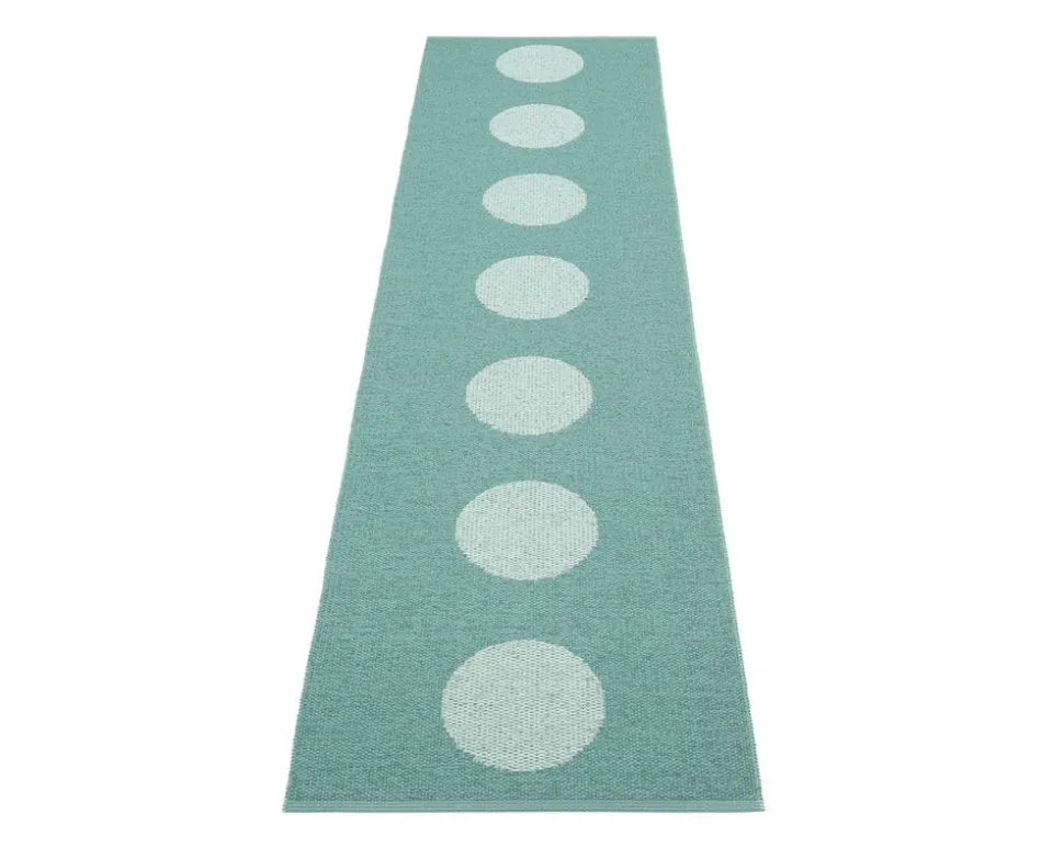 Vera Pop Gångmatta Jade/Pale Turquoise 70x280