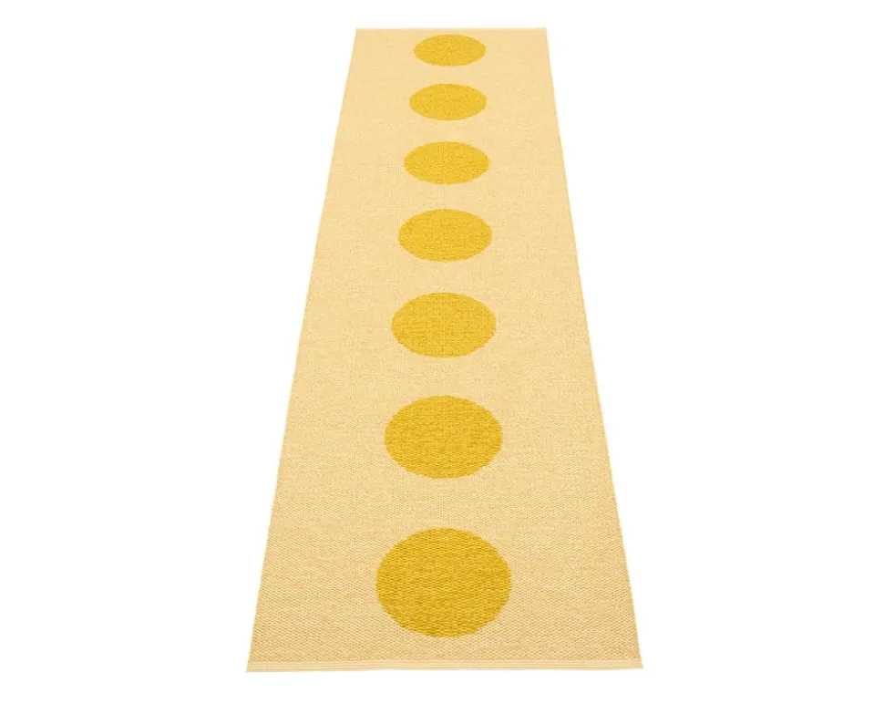 Vera Pop Gångmatta Mustard/Pale Yellow 70x280
