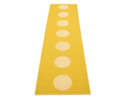 Vera Pop Gångmatta Mustard/Pale Yellow 70x280