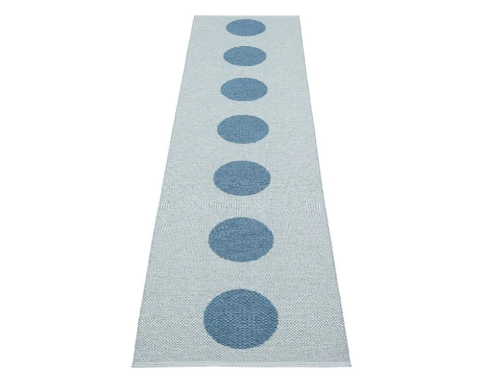 Vera Pop Gångmatta River Blue/Blue Fog 70x280