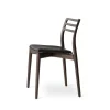 Vipp 481 Cabin Chair | Mörk Ek | Svart Läder