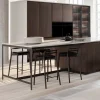 Vipp 484 Cabin Counter Stol | Ljus ek, sand läder
