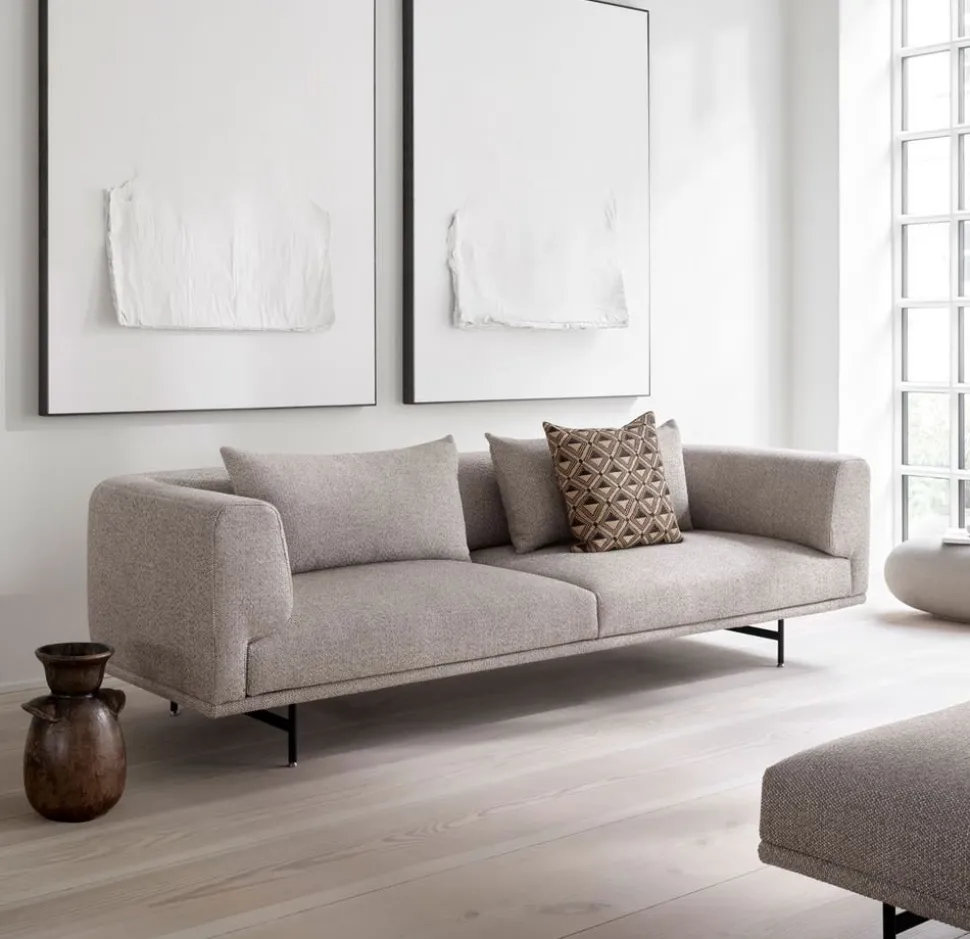 Vipp632 Chimney Soffa 3-sits | Bark Off White/Light Grey
