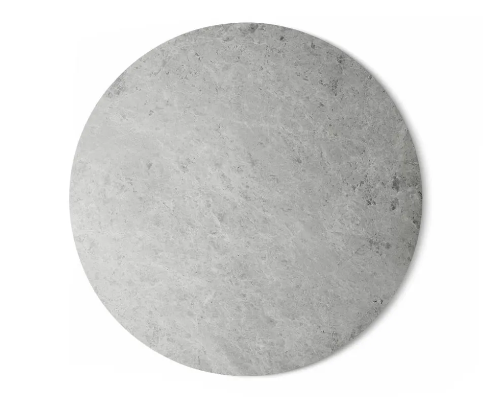 Vipp 423 Coffee Table Ø60 | Marmor, Sky Grey