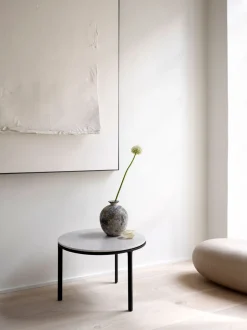 Vipp 423 Coffee Table Ø60 | Marmor, Sky Grey