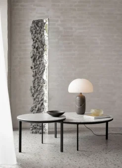 Vipp 423 Coffee Table Ø60 | Marmor, Sky Grey