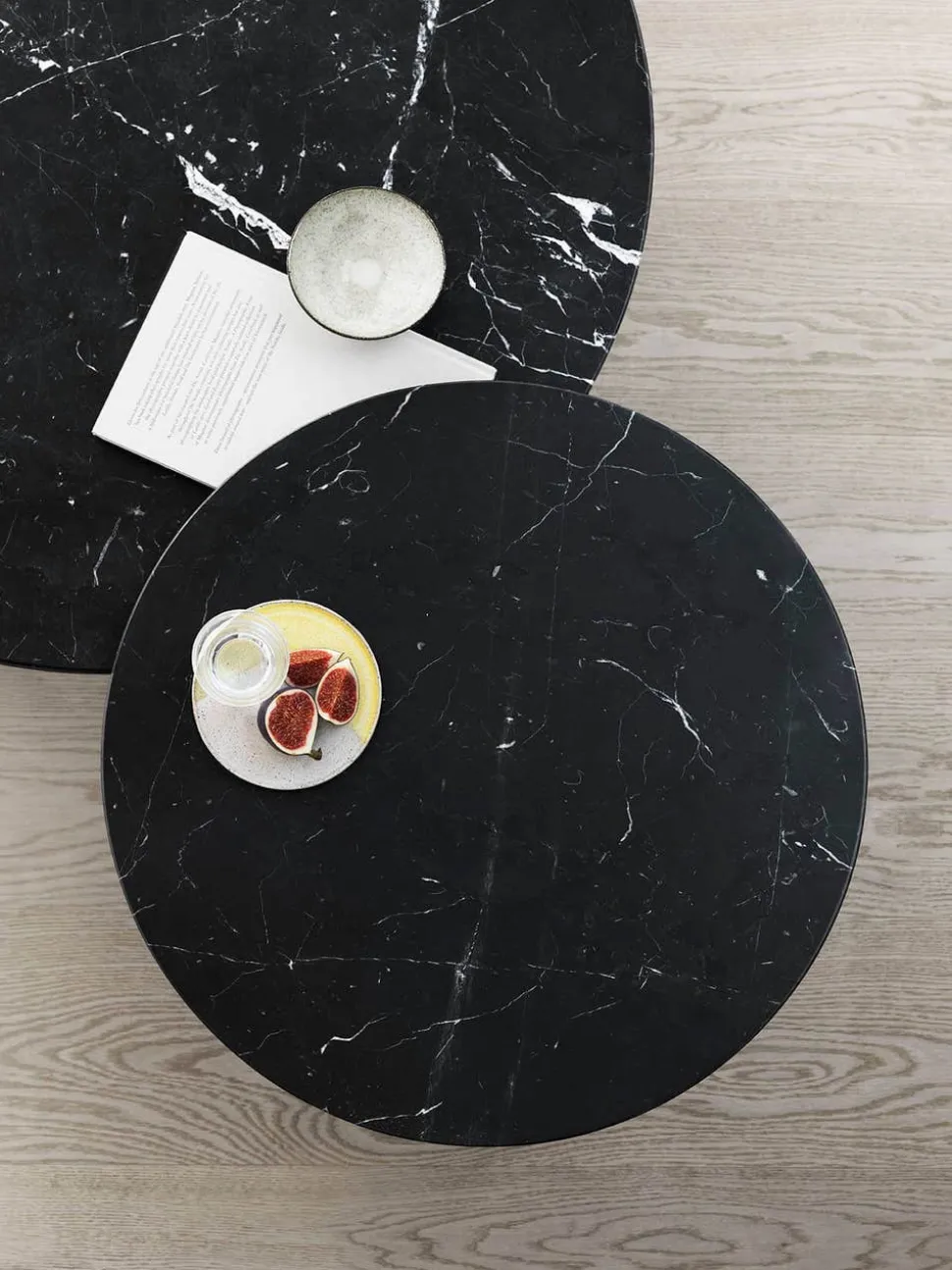 Vipp 423 Coffee Table Ø60 | Marmor, Svart