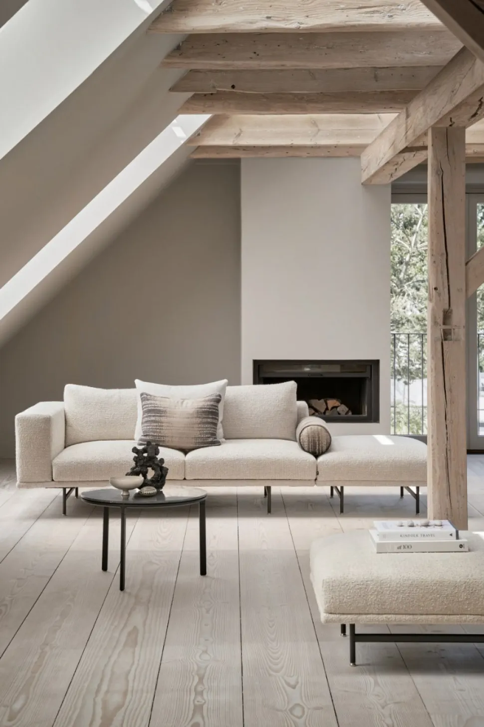 Vipp610 Loft Soffa 3-sits | Bark Umber/Off White