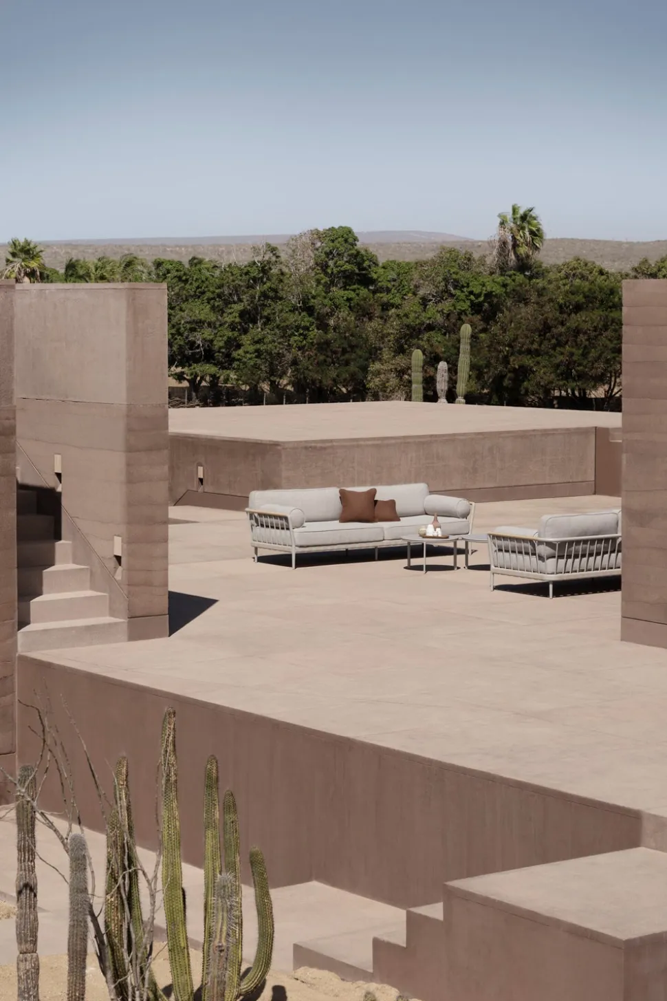Vipp720 Open Air Soffa | 3-Sits | Dune Sand