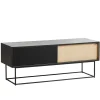 Virka Sideboard Låg | Svart / Vitpig.