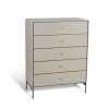 Volt Byrå 5 Lådor | Beige / Rostfritt