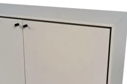Volt Sideboard Täckta Dörrar | Beige / Rostfritt