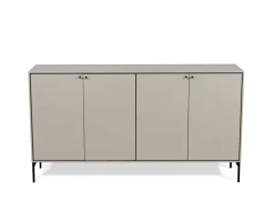 Volt Sideboard Täckta Dörrar | Beige / Svart