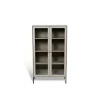 Volt Skåp Glasdörr 130 | Beige / Svart
