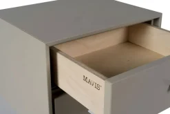 VOLT Sängbord Vägghängt | Beige / Rostfritt