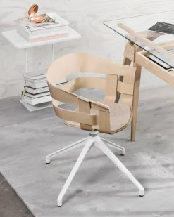 Wick Chair Swivel | Ek/Grå