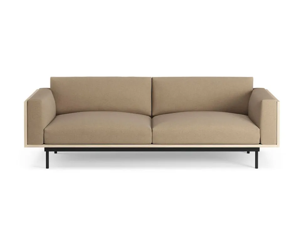 Wood soffa 3-sits