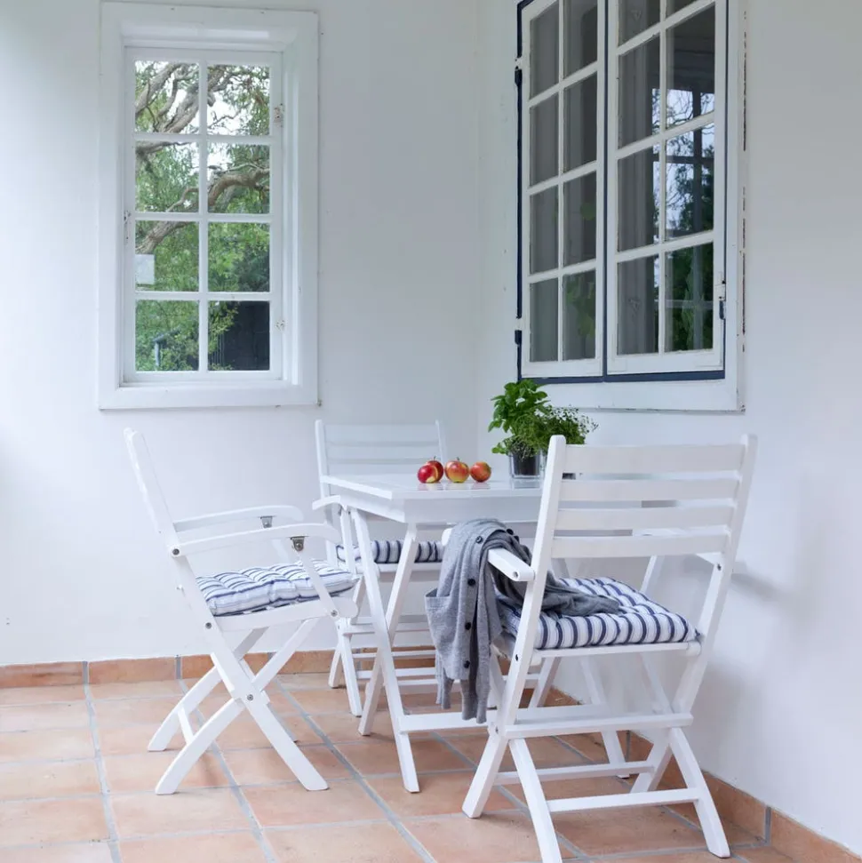 York Cafebord | Vit Mahogny