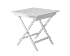 York Cafebord | Vit Mahogny