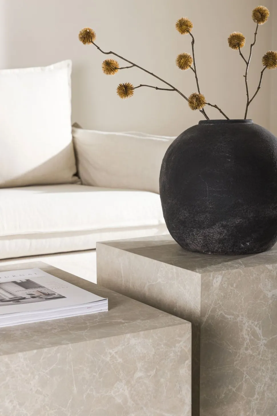 York Soffbord Liten | Beige