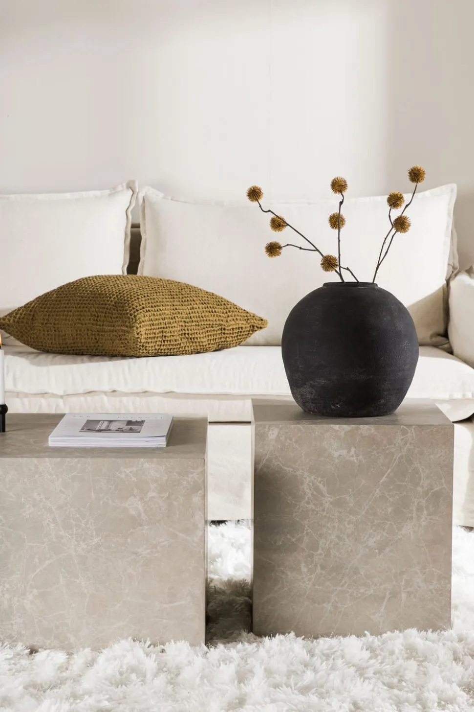 York Soffbord Liten | Beige