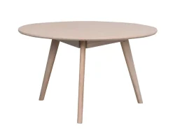 Yumi Soffbord | Runt 90, Vitpigmenterad Ek