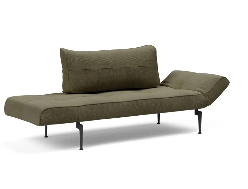 Zeal Bäddsoffa | 316 Cordufine Pine Green, Laserben