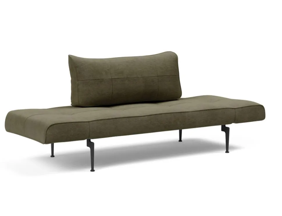 Zeal Bäddsoffa | 316 Cordufine Pine Green, Laserben