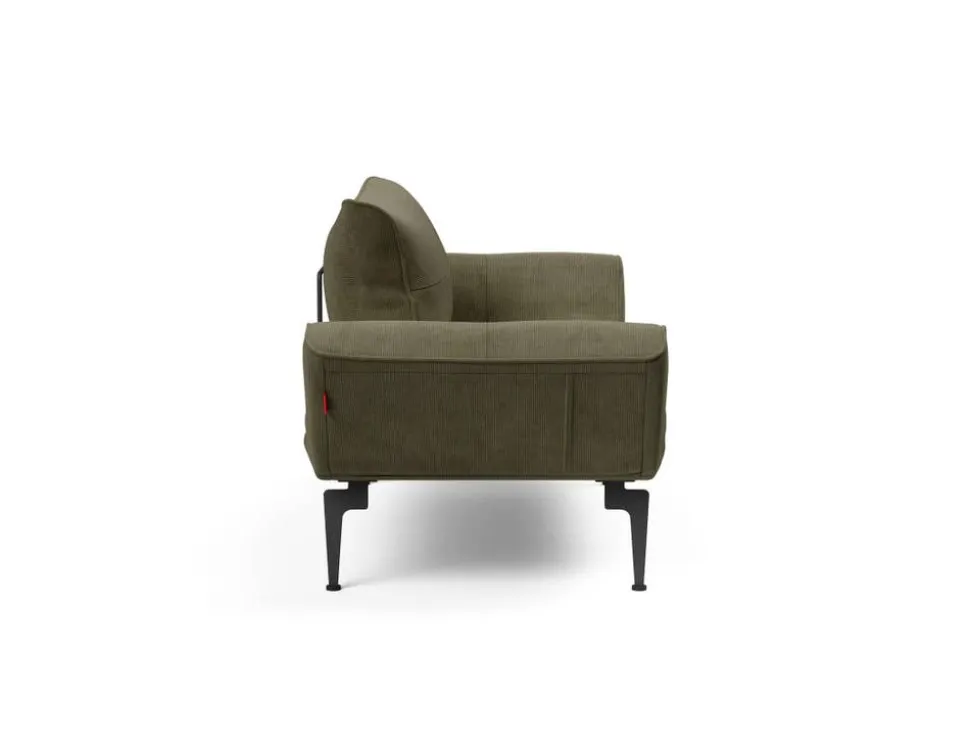 Zeal Bäddsoffa | 316 Cordufine Pine Green, Laserben