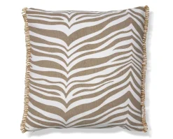 Zebra Kudde 50x50 Simply Taupe