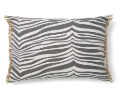 Zebra Kudde 40x60 Titanium