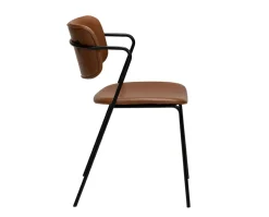 Zed Stol | Light Brown Konstläder