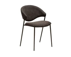 Zone Stol | Major Brown Bouclé | Antique Brass
