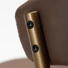 Zone Stol | Major Brown Konstläder | Antique Brass