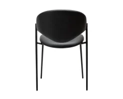 Zone Stol | Raven Black Konstläder | Black